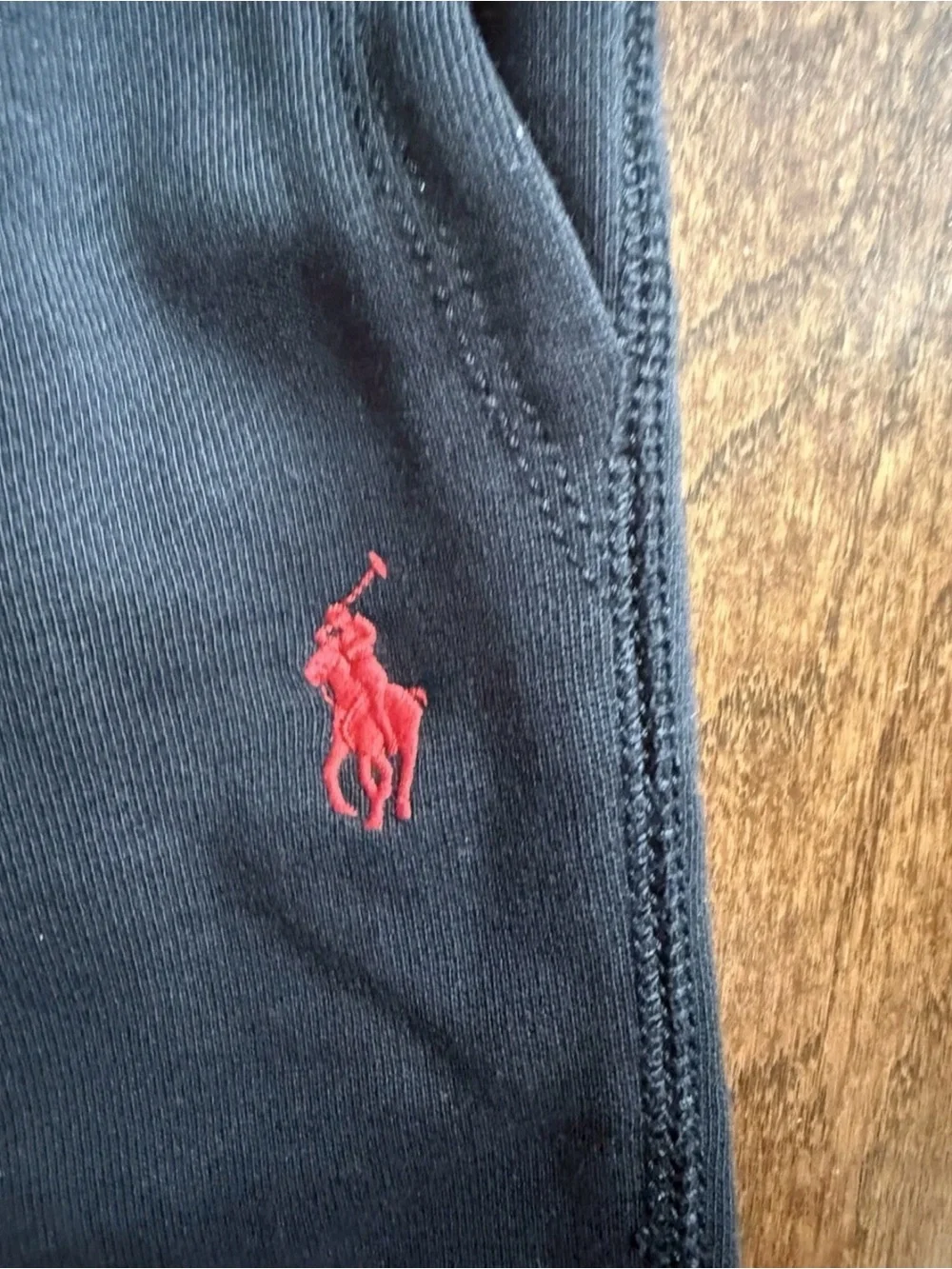 Polo by Ralph Lauren Black Sweatpants with Contrast Drawstring 3XB